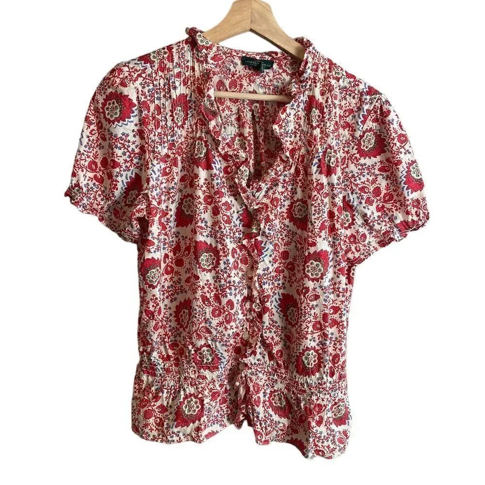 LRL paisley blouse 